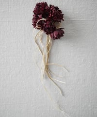 Corsage scabiosa 2 / Accessories / Burgundy