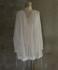 Church Smock Inspired Blouse (Sample Product / Free Size) Color: Off White