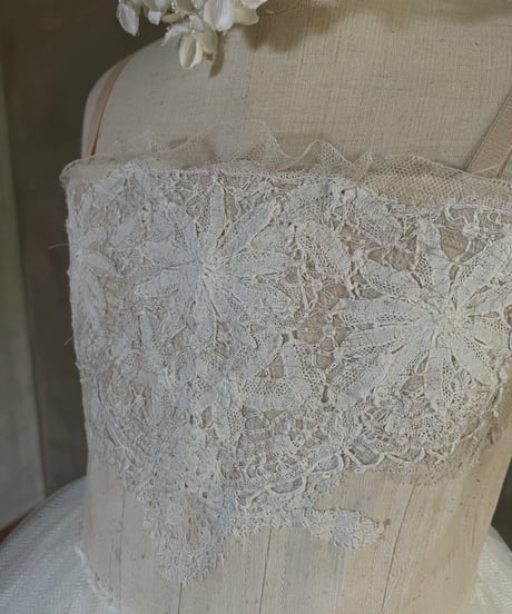 Tulle Ballerina Dress  (Sample Product / Kids Size 120) Color: Ivory & White