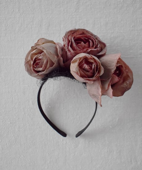Head dress Rose / Accessories / Rose Pink