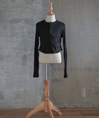 Henry neck cut sew (sample products)/ Kids 120size / Black