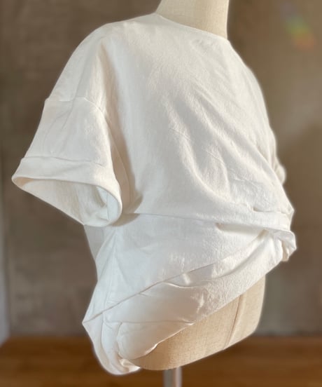 French tuck pullover top (sample products) / Kids120size / Off-white