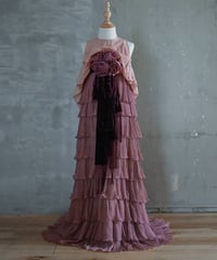 Rose dress (sample products) / pink / Kids 120size / Rose Pink