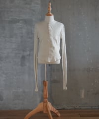 Henry neck cut sew (sample products)/ Kids 130size /  Ivory / Black