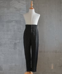Center press pants (sample products) / Kids 120size / Black Herringbone