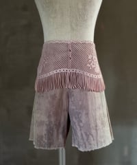 Lace Peplum Bermuda Shorts (sample products) / Kids 120size / Dusty Pink
