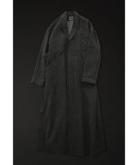 Mother coat (sample products)/ Adult / charcoal gray×herringbone