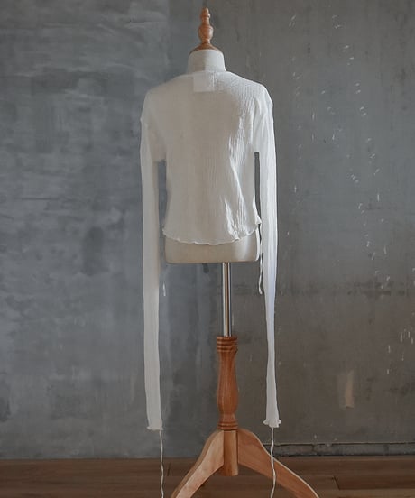 Méduse Tops (rib knit ver) / Kids 120size / White