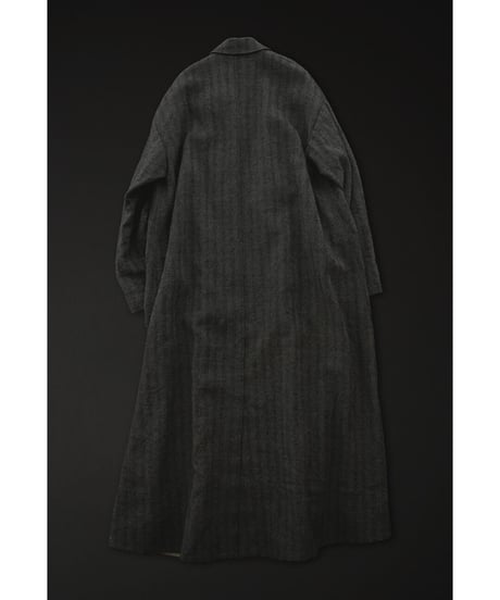Mother coat (sample products)/ Adult / charcoal gray×herringbone