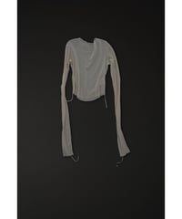 Méduse Tops (Tulle ver.) /  Kids130-150cm  / beige / black