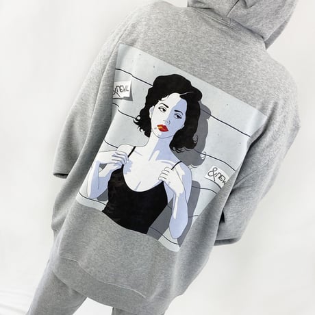 LIL SPICY Hoodie mixgray