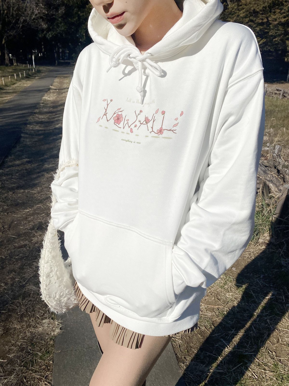 SAKURA Hoodie off-white | &NEWALL SAKURA Hoodie off-white | &NEWALL