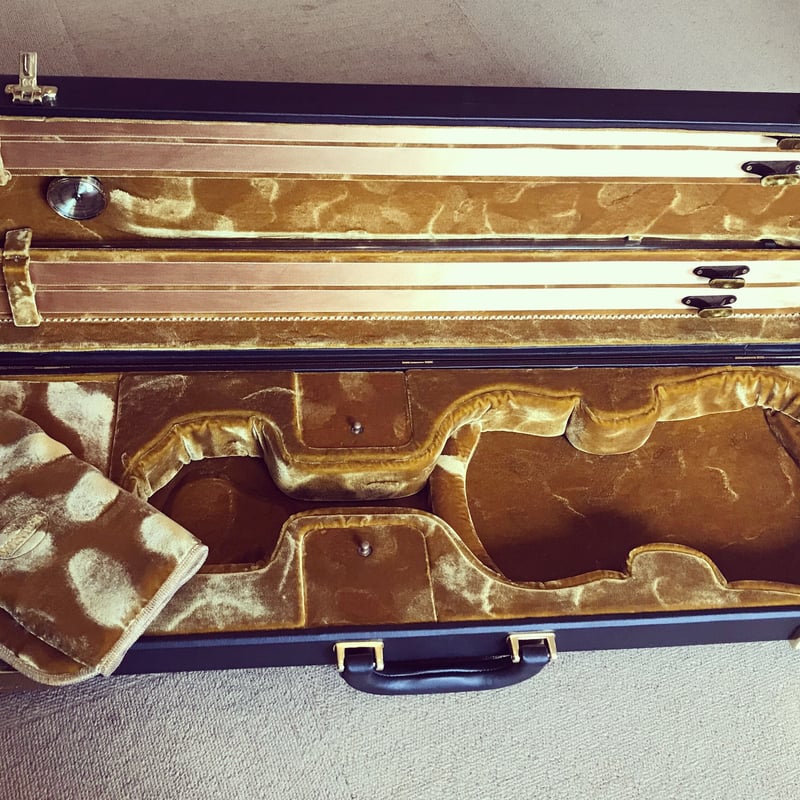 バイオリンケ-ス バイオリン ケース（角ケース）】ヤコブビンター 本革ケース（ブラック