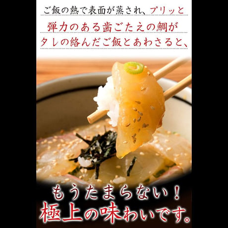 宇和島郷土料理  鯛めし 4食入りセット