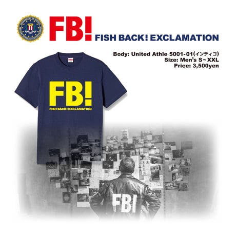 EXCLAMATION T-SHIRT(INDIGO)