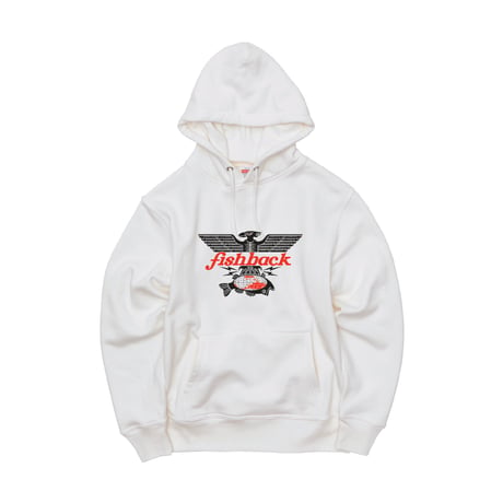 【ヘヴィーパイル】fishback Staple HOOD PARKA (OFF WHITE)