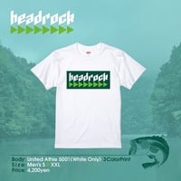 headrock T-SHIRT(WHITE)