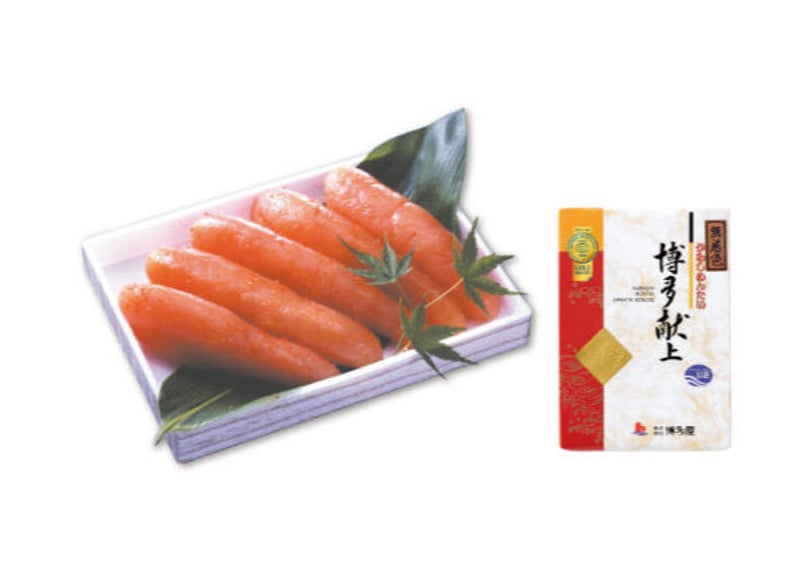 K-018】博多献上辛子明太子180g（折箱入り） | 博多の明太子は「博多