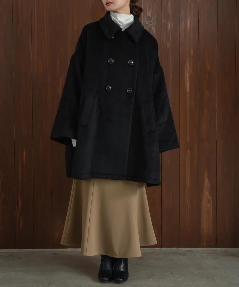 mideal shaggy middle coat シャギーミドルコート mideal（マイディール）の「shaggy middle coat / シャギー