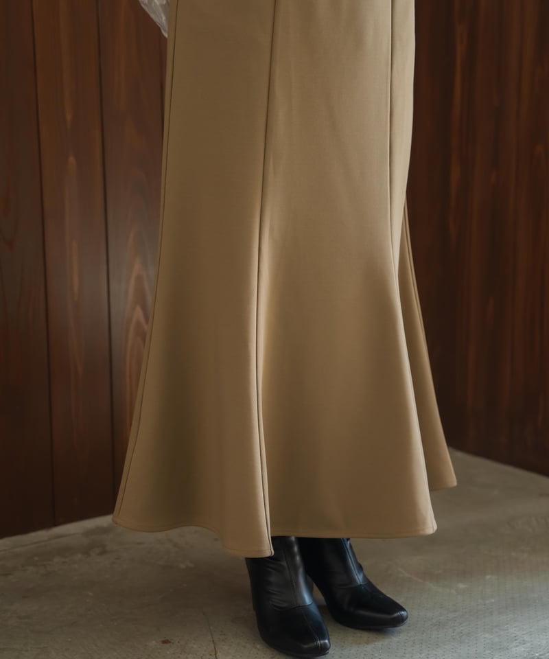 effortless mermaid skirt brown | yourmle