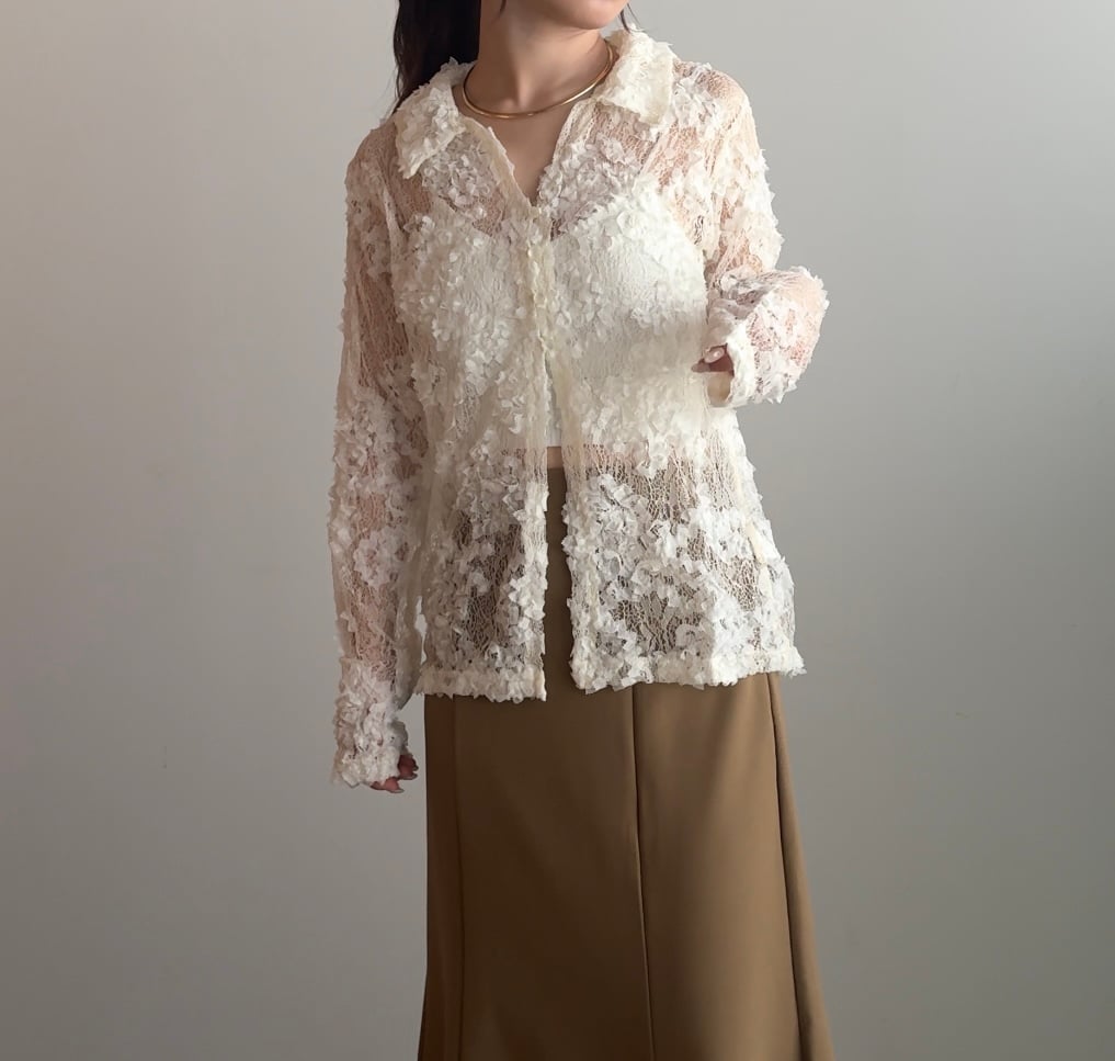 正規品新品タグ付　Frill lacy tops andmary ANDMARY】Frill lacy tops