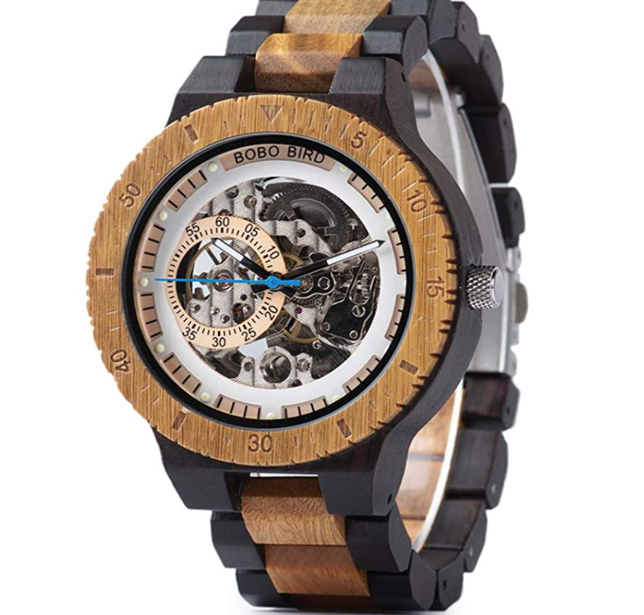 BOBO BIRD ボボバード メンズ 木製腕時計 機械式腕時計 軽量 木製