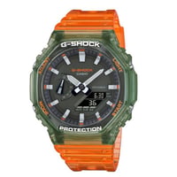 CASIO カシオ G-SHOCK GA-2100HC-4AJF アナログ オレンジ スケルトン