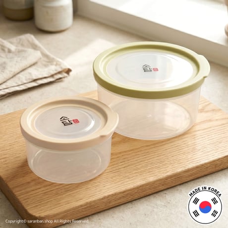 【韓国製】ソダム丸型おかず容器