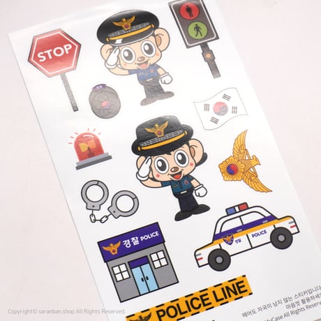 【韓国警察】アイコンステッカー