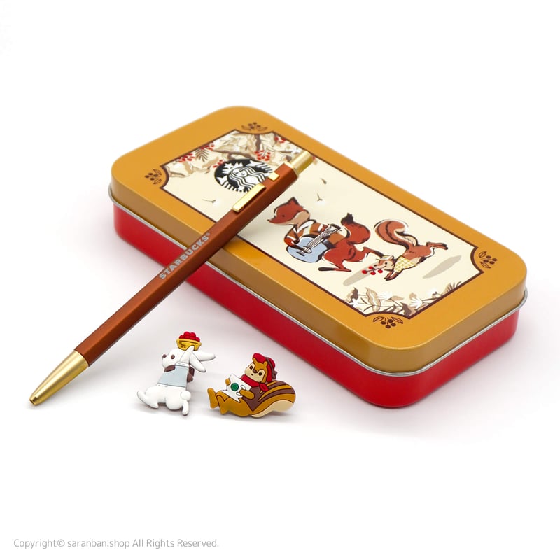 STARBUCKS×monami】クリップフィギュア付きボールペン | サランバン
