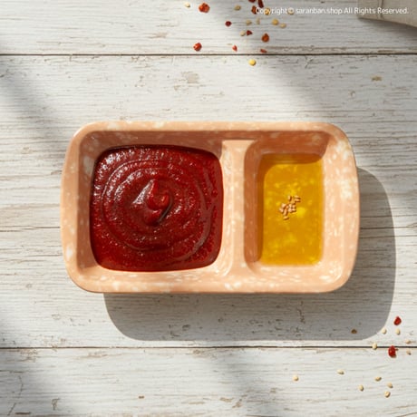 ✦訳あり品✦ ダルゴナ色レトロ食器（仕切り）