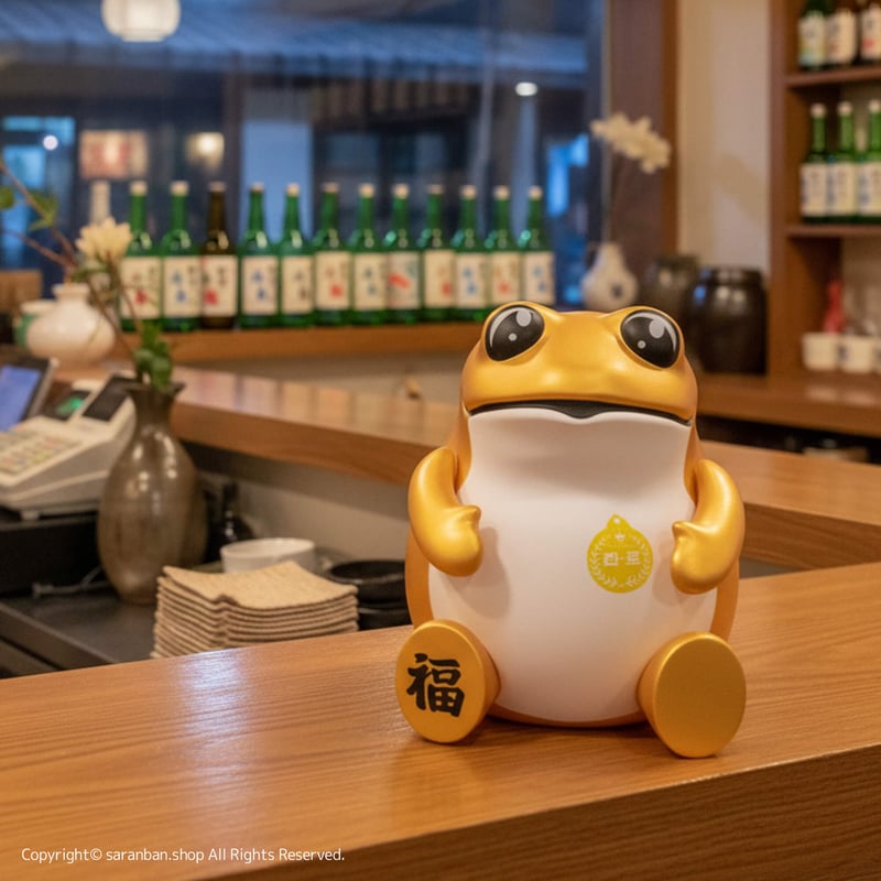 韓国眞露】黄金カエルBIGフィギュア | サランバン～まいにち韓国気分～