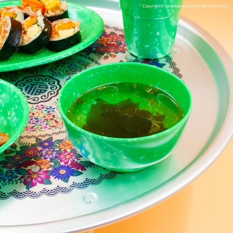 よもぎ色レトロ食器（スープ）