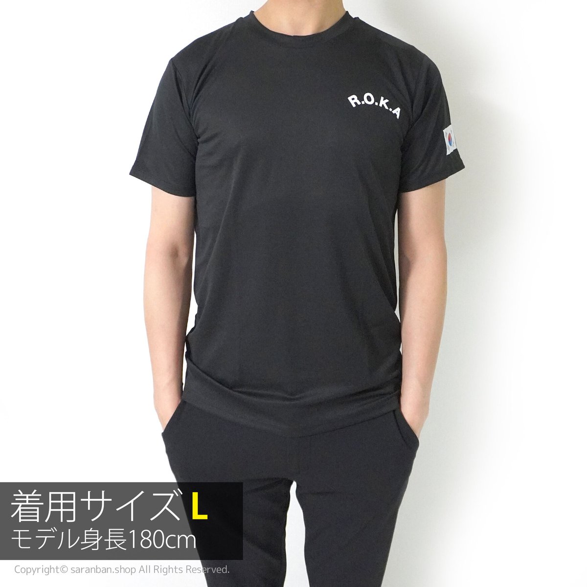 ソイングク半袖Tシャツ韓国ruffddive チャコールM