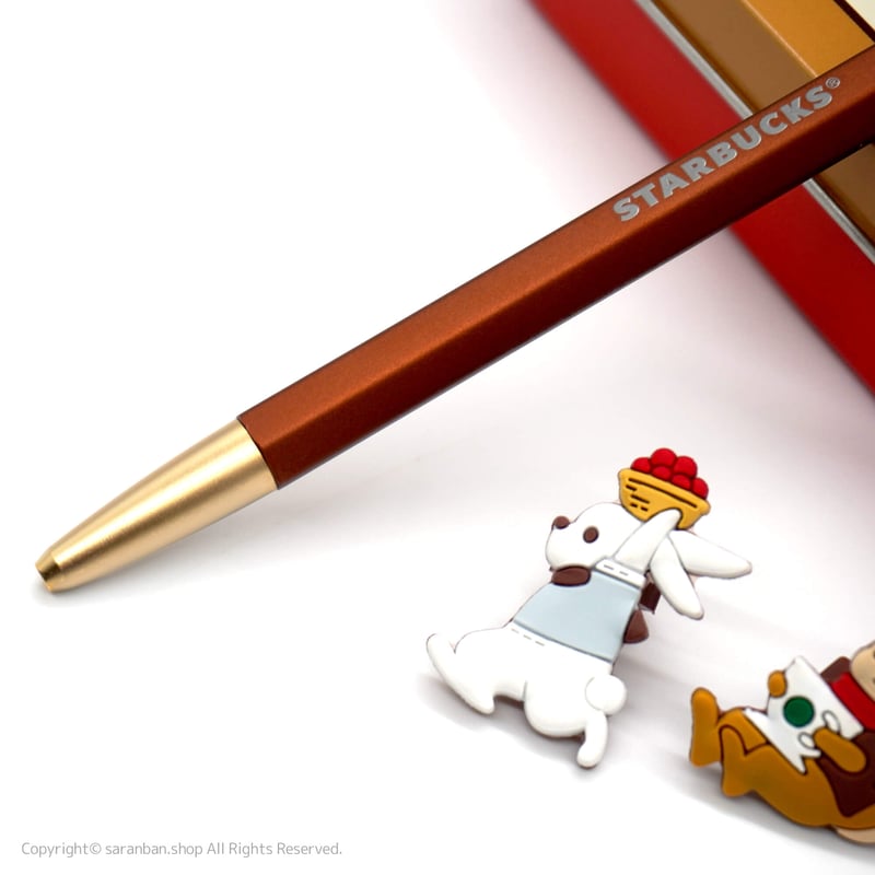 STARBUCKS×monami】クリップフィギュア付きボールペン | サランバン