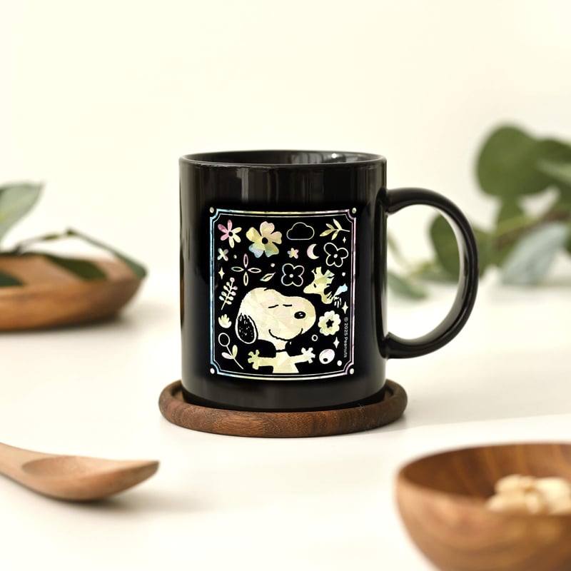 ラッキーピン等まとめうり 韓国正規品 韓国限定SNOOPY】螺鈿スタイルマグカップ（全2種） | サランバン