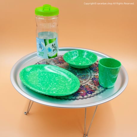 よもぎ色レトロ食器（トッポギ）