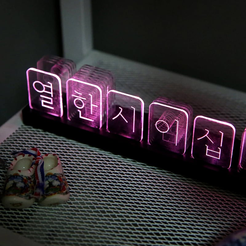 ネオンサイン　韓国　ハングルネオン管2つ Amazon | ハングルネオンサイン 韓国語 NEON SIGN スタジオ