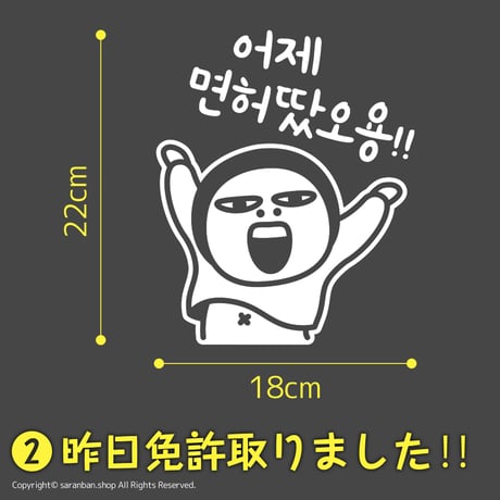 愛車を韓国風にカスタマイズ♪ハングル車ステッカー