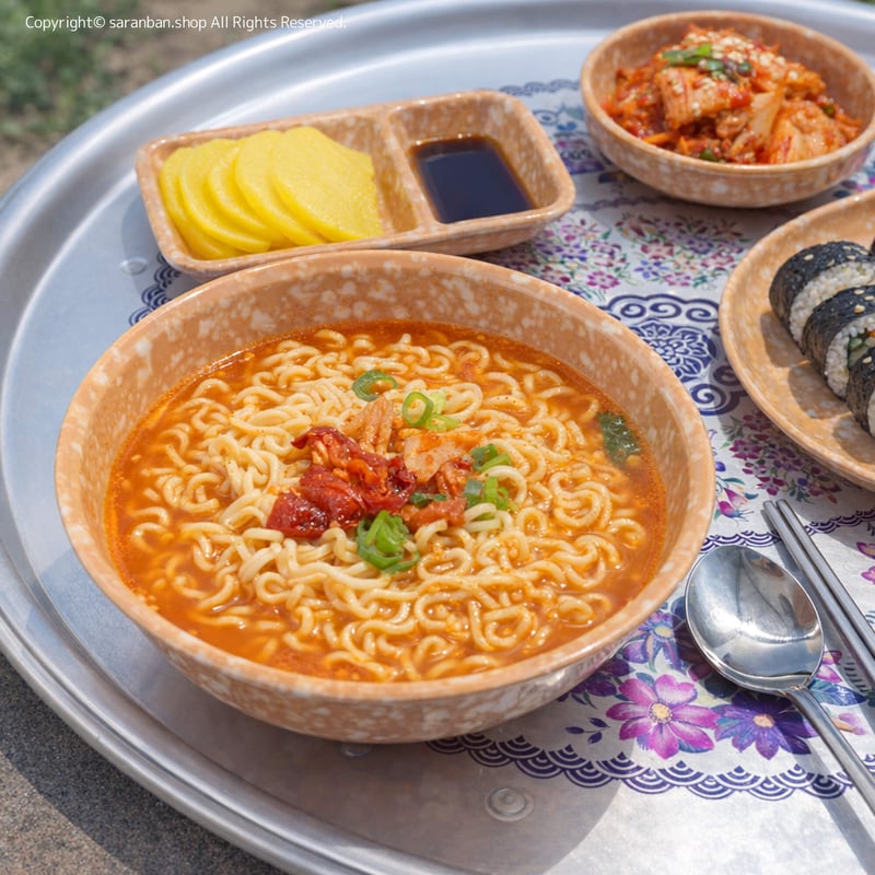 ダルゴナ色レトロ食器（うどん） | サランバン～まいにち韓国気分～