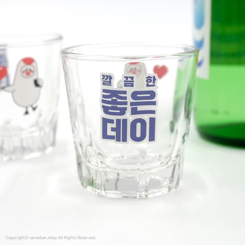 ジョウンデー】釜山カモメ焼酎グラス | サランバン～まいにち韓国気分～