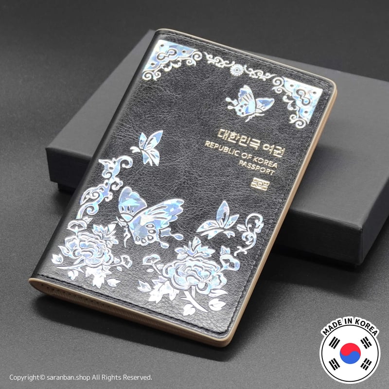 韓国製】螺鈿仕立てパスポートカバー | サランバン～まいにち韓国気分～
