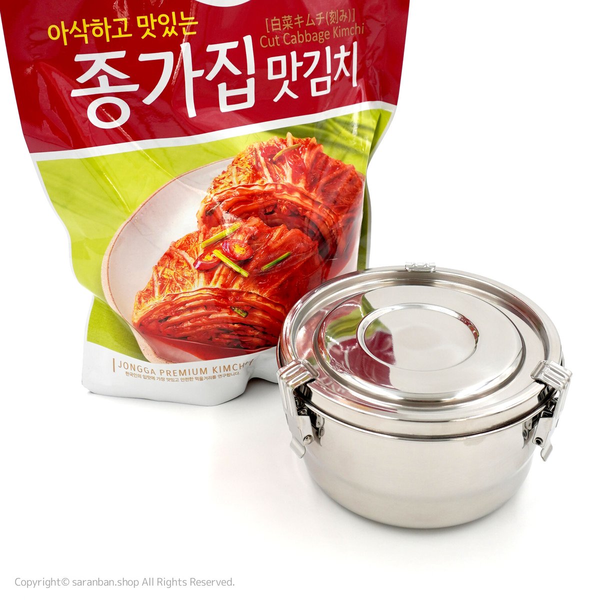 臭わないキムチタッパー（小） | サランバン～まいにち韓国気分～