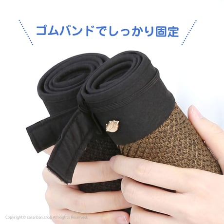 【韓国製】くるくる巻けるサンバイザー（全２色）
