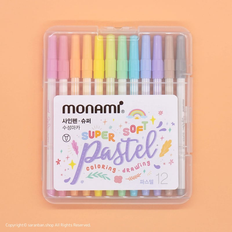 ペン回し モナミサインペン たのめーる】モナミ 水性サインペン Plus Pen・S 極細 黒 18450