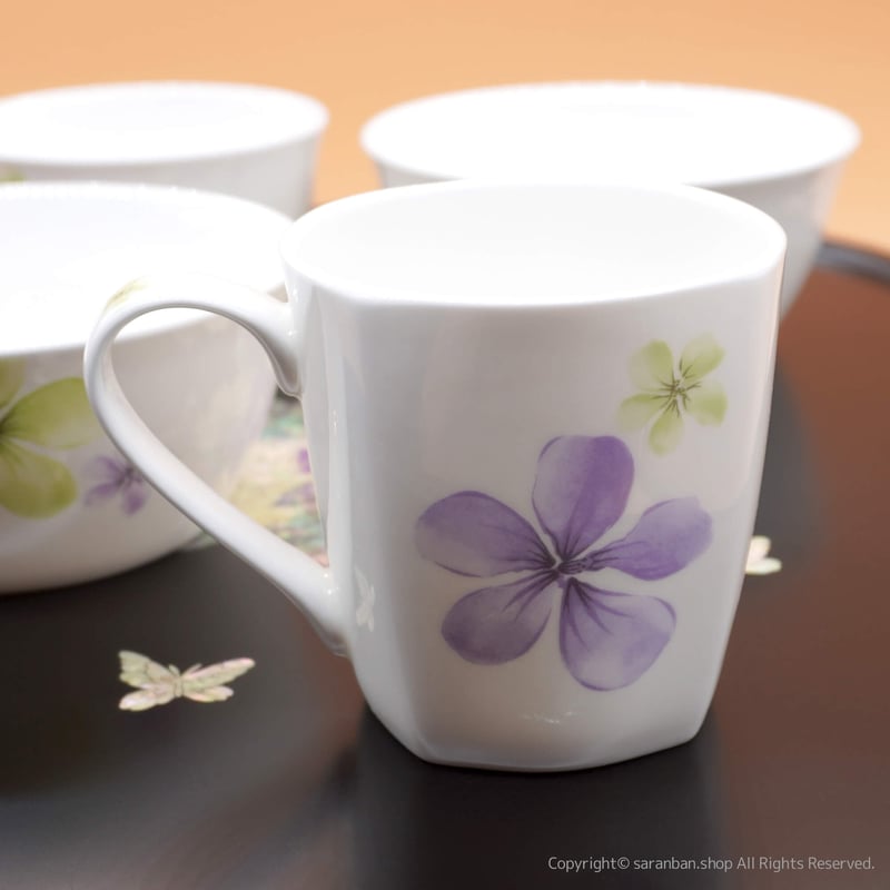 韓国ドラマの花柄マグカップ | サランバン～まいにち韓国気分～