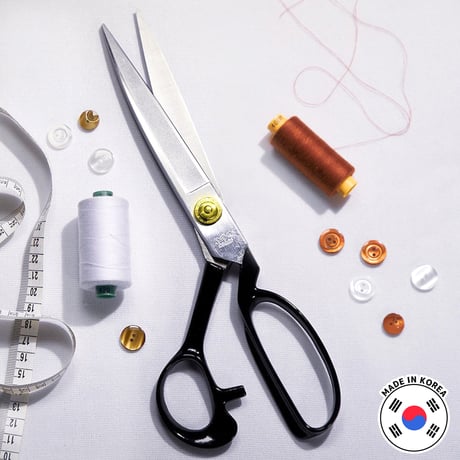 韓国オモニ御用達◆トンボ印の裁ちばさみ（右利き用）