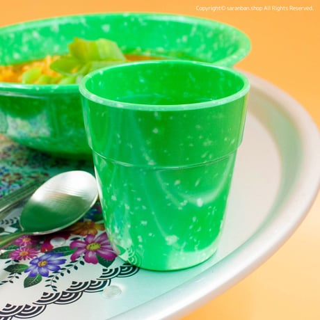 よもぎ色レトロ食器（コップ）