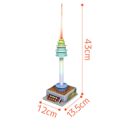 ✦訳あり品✦ 韓国ソウルタワー3Dパズル