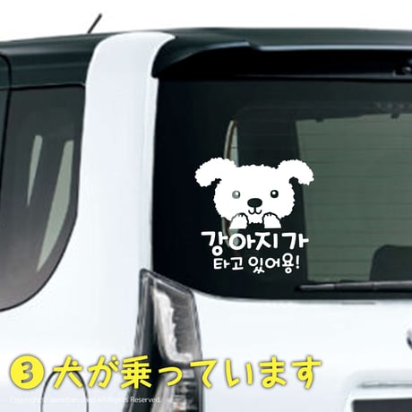 愛車を韓国風にカスタマイズ♪ハングル車ステッカー